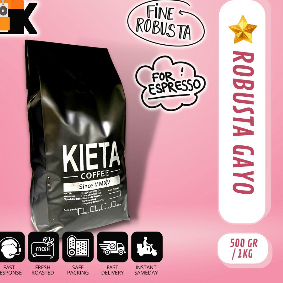 

➬ Biji Kopi Fine Robusta Aceh Gayo 1kg ☞