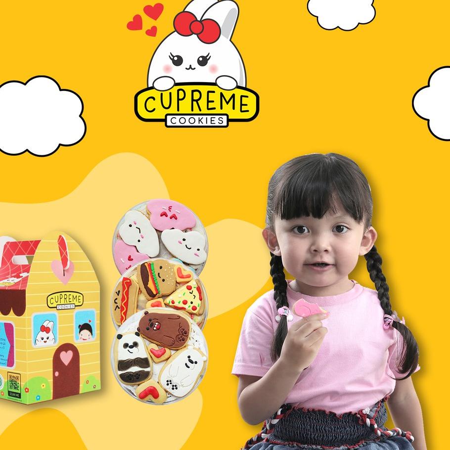 

☂ Cupreme Cookies Kukis Karakter Halal Kue Kering Anak Hias Royal Icing Kartun Lucu Superhero Disney ➧