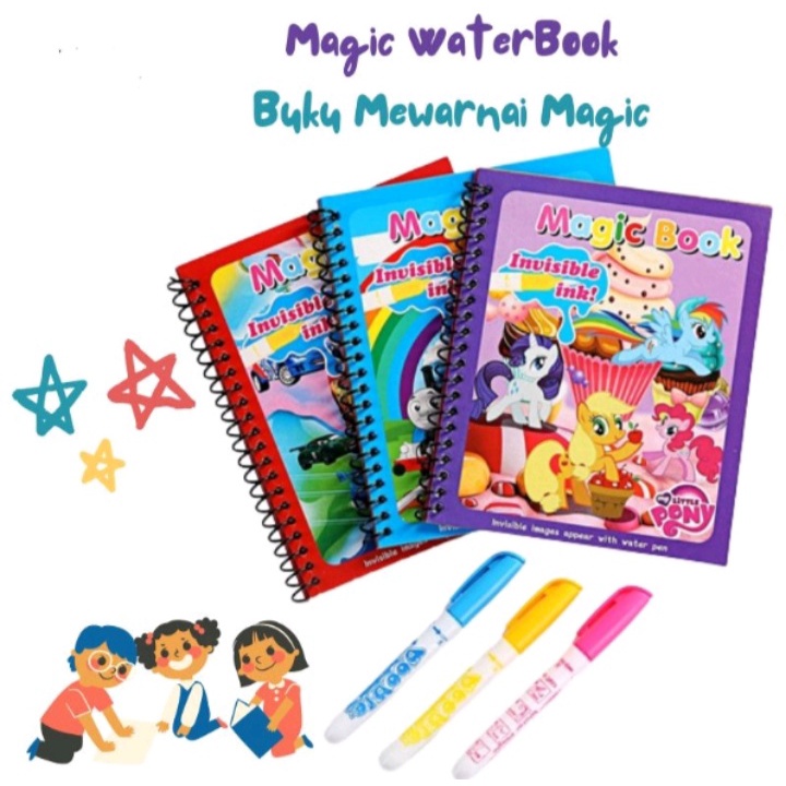 

Magic Waterbook Viral Buku Mewarnai Ajaib Buku Mewarnai