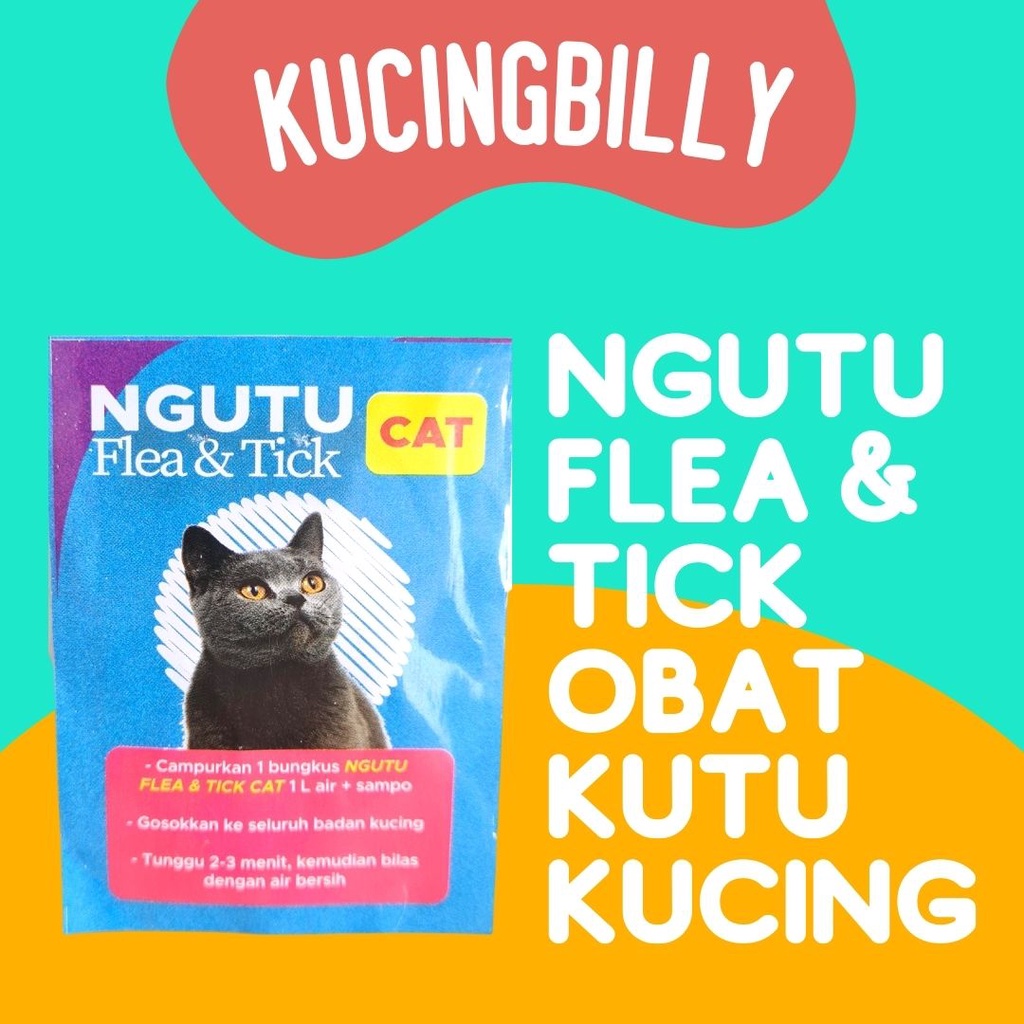 Ngutu flea tick obat anti kutu kucing