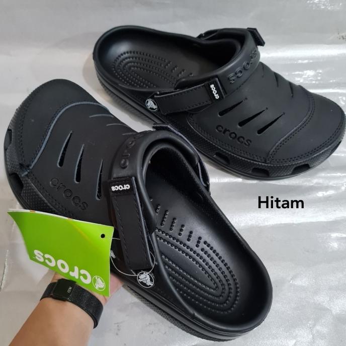Sandal Crocs Yukon Leather Pria/Sandal Crocs Yukon Leather / Yukon
