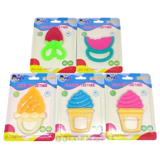 Teether / Gigitan Bayi Water Filled, Gel Filled, dan Silicone teether DODO, HUKI, LUSTY BUNNY