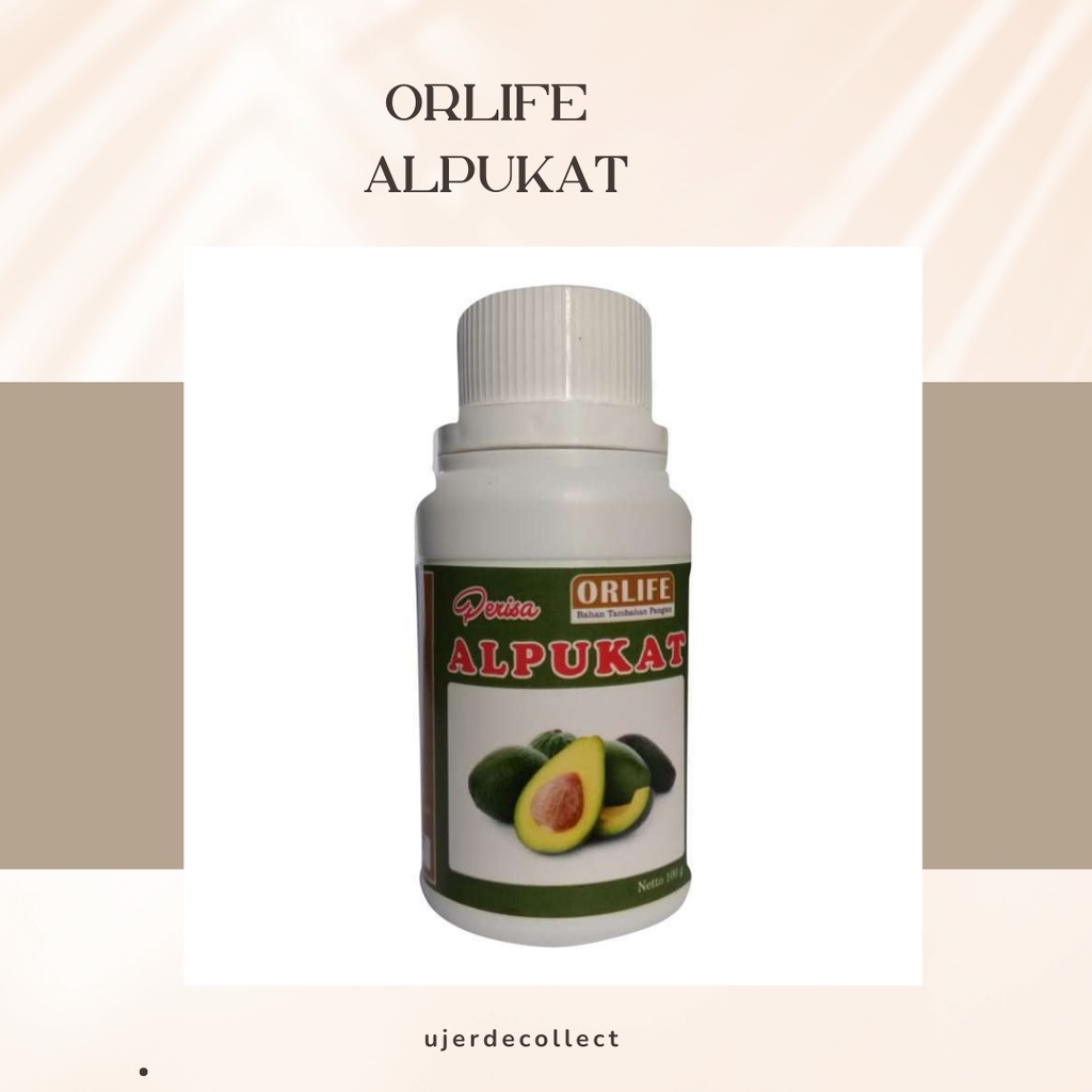 

Pasta Rasa Alpukat Atau Avocado 100 Gram Orlife