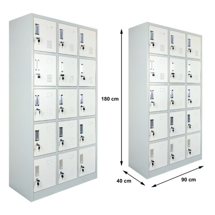 

Terlaris Locker Koln Lk 015 / Loker Besi 15 Pintu / Lemari File / Lemari Besi