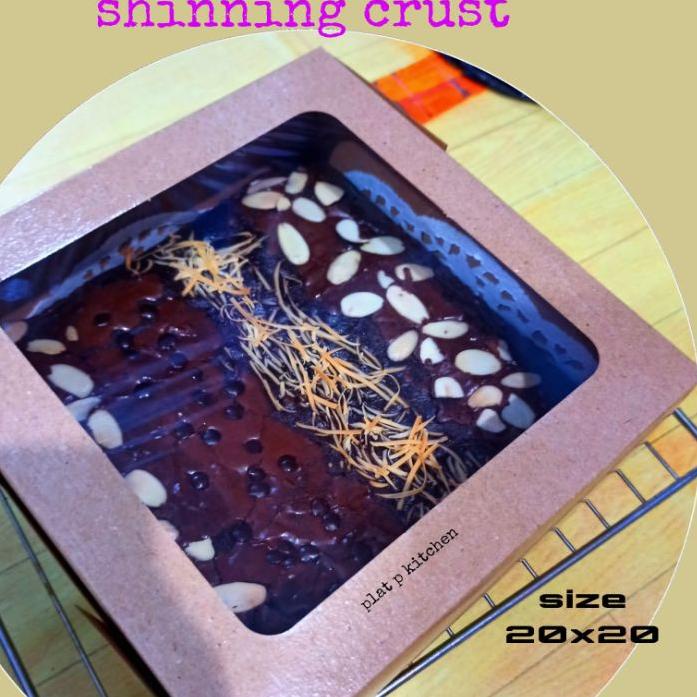 

♤ brownies fudgy shinning crust ֍