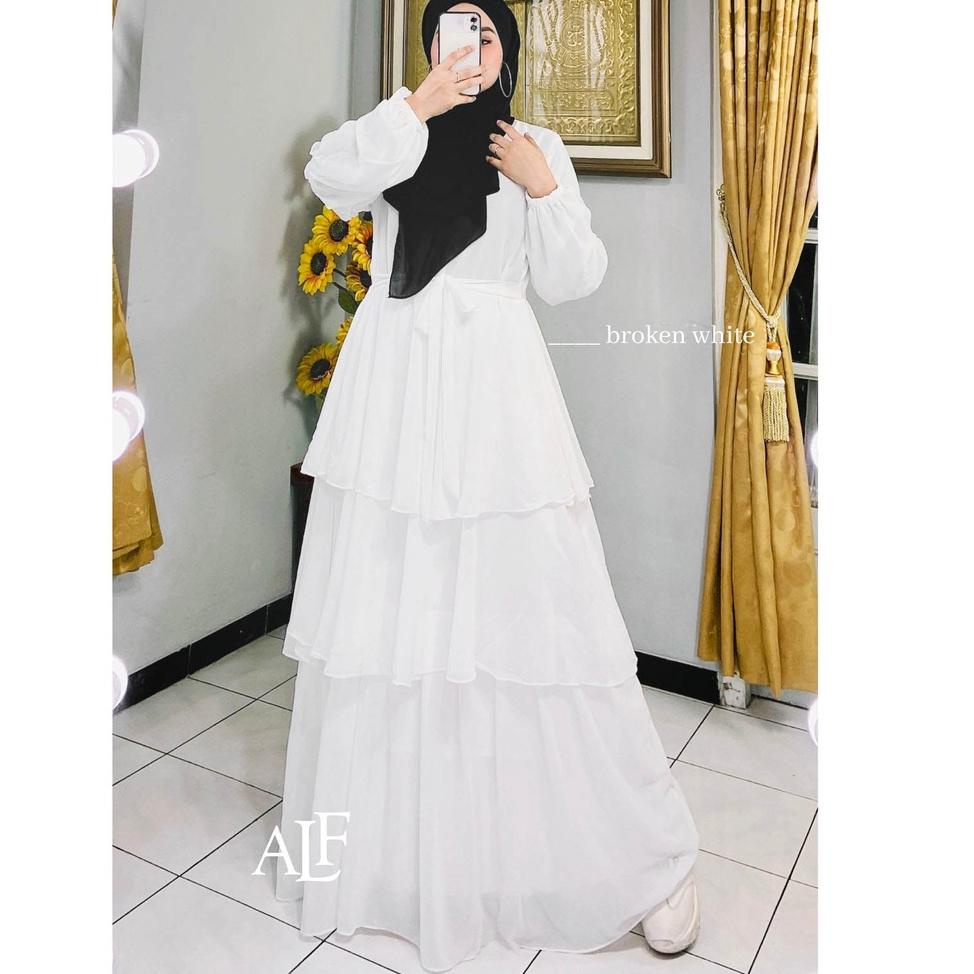 PALING DICARI Gamis Ceruty Babydoll Susun 3 | Jelita Dress