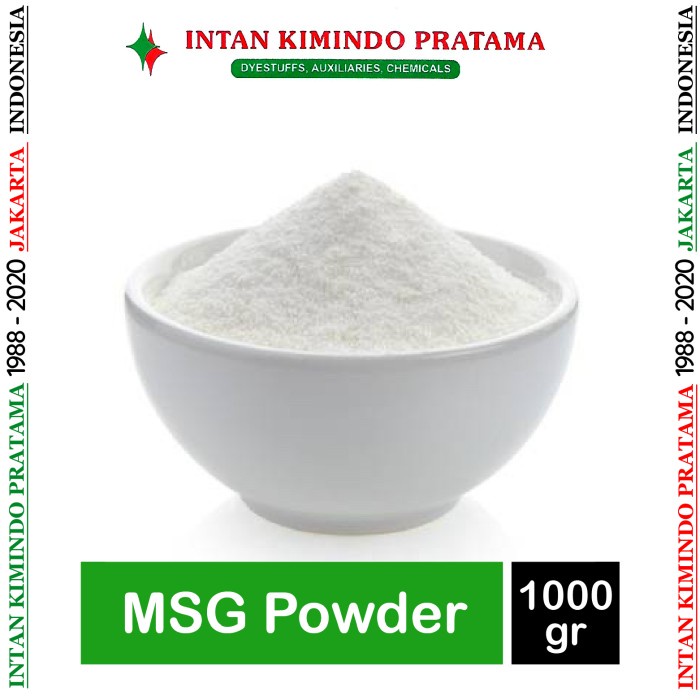 

] Monosodium Glutamate Powder Bubuk 1kg