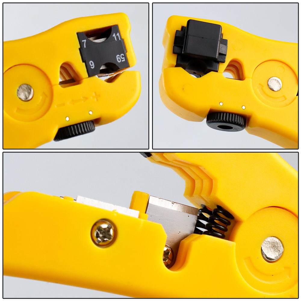 Tang crimping pemotong kabel Multifungsi Wire Cutter Crimper Pliers LAN Cable Wire Cuter