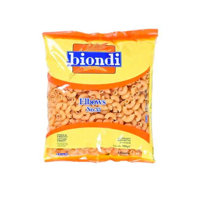 

BIONDI MACARONI ELBOW NO.35 500GR