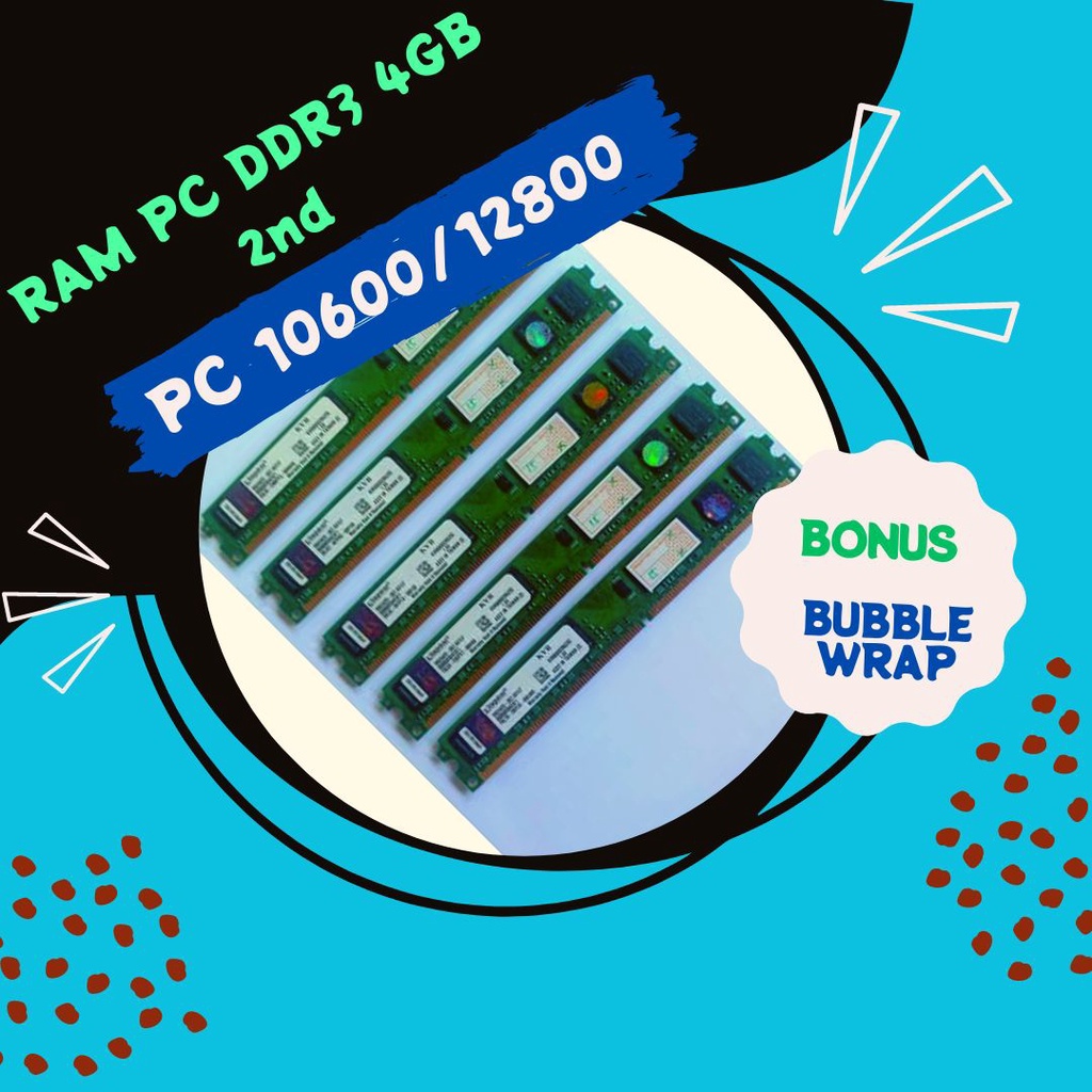 Ram Ddr3 4gb 12800 10600 PC