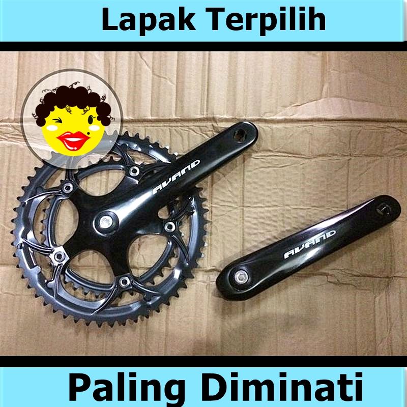 Gir Gear Crank sepeda balap 2 speed 53T 39T Avand Sepeda murah