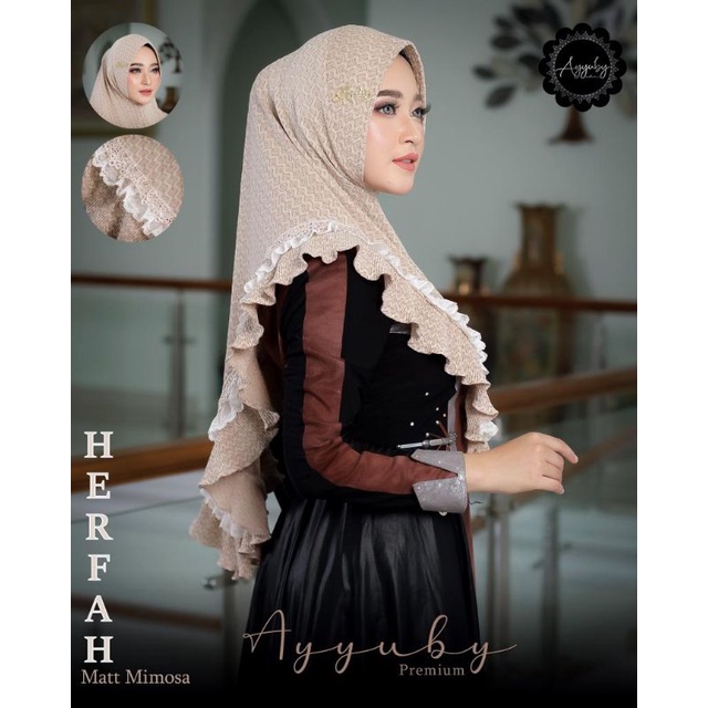 HIJAB INSTAN HERFAH PED ORIGINAL AYYUBY
