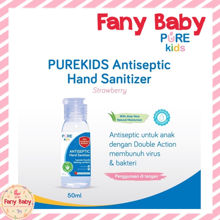 PURE BB KIDS ANTISEPTIC HAND SANITIZER 50ML [ LEMON ]