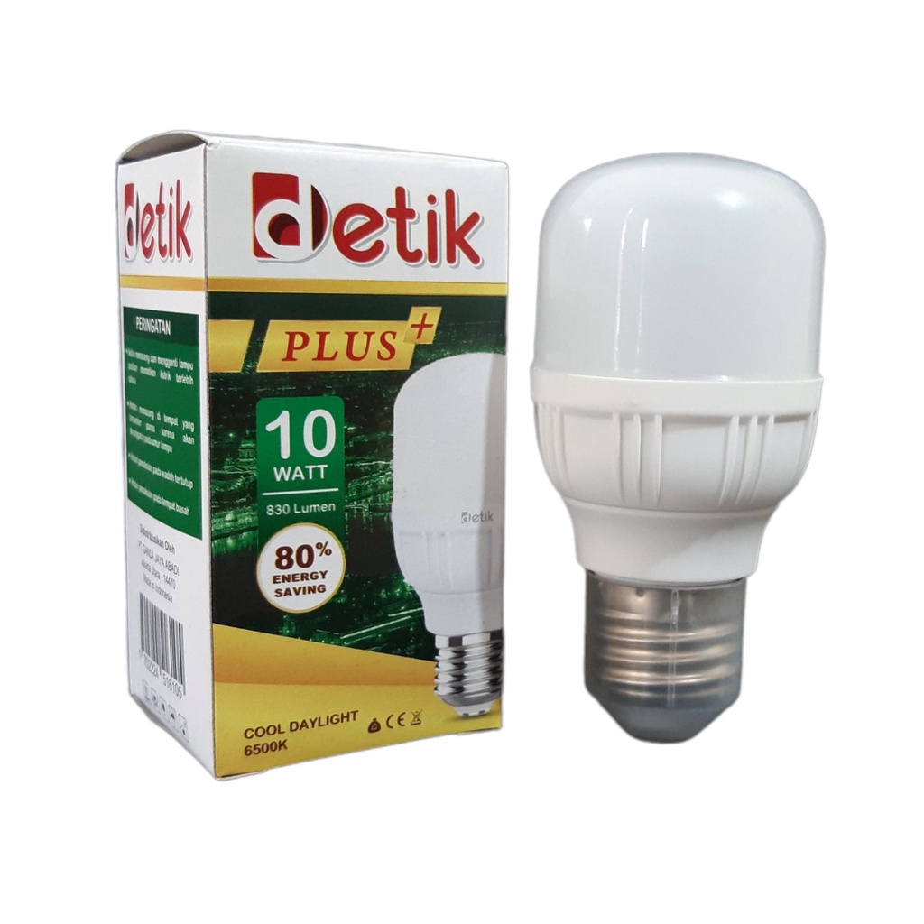 Paket 10 Pcs DETIK Plus Lampu LED Capsule 10 Watt