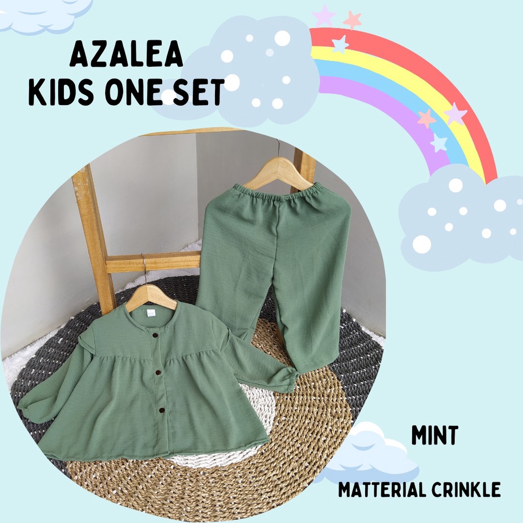 Oneset tanggung azalea 5-10 tahun 6 pcs