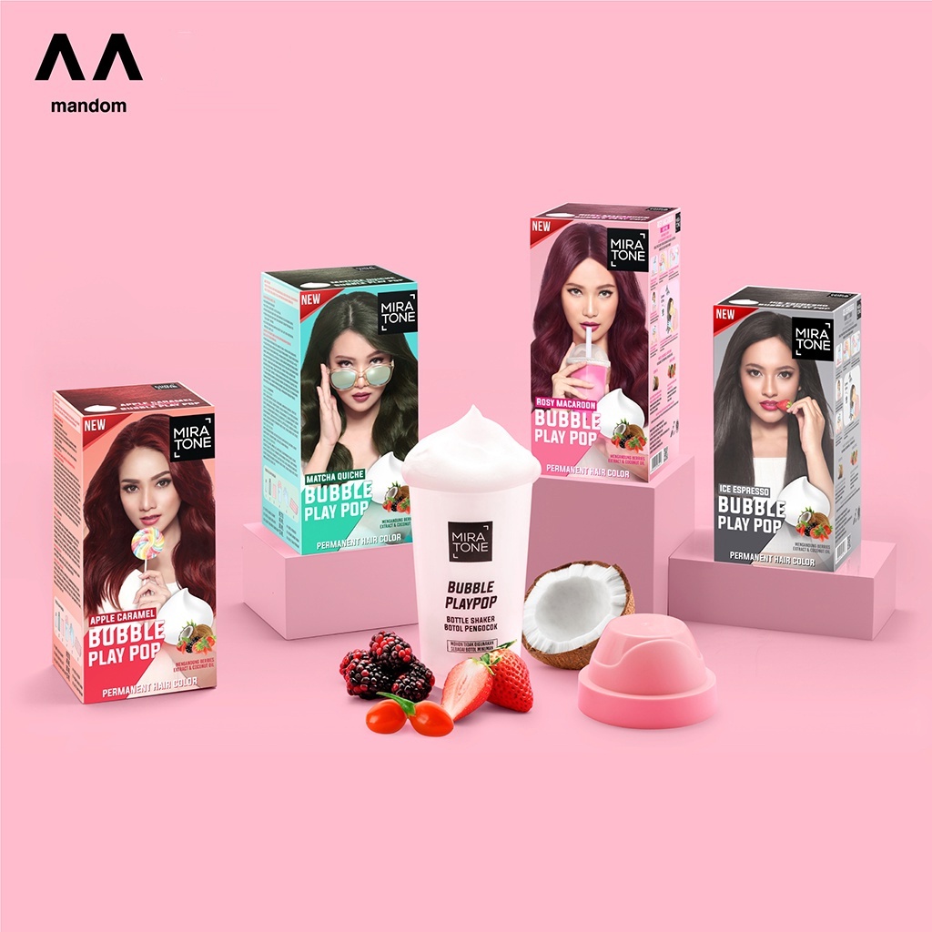 MIRATONE Bubble Play Pop Hair Color ROSSY MACAROON