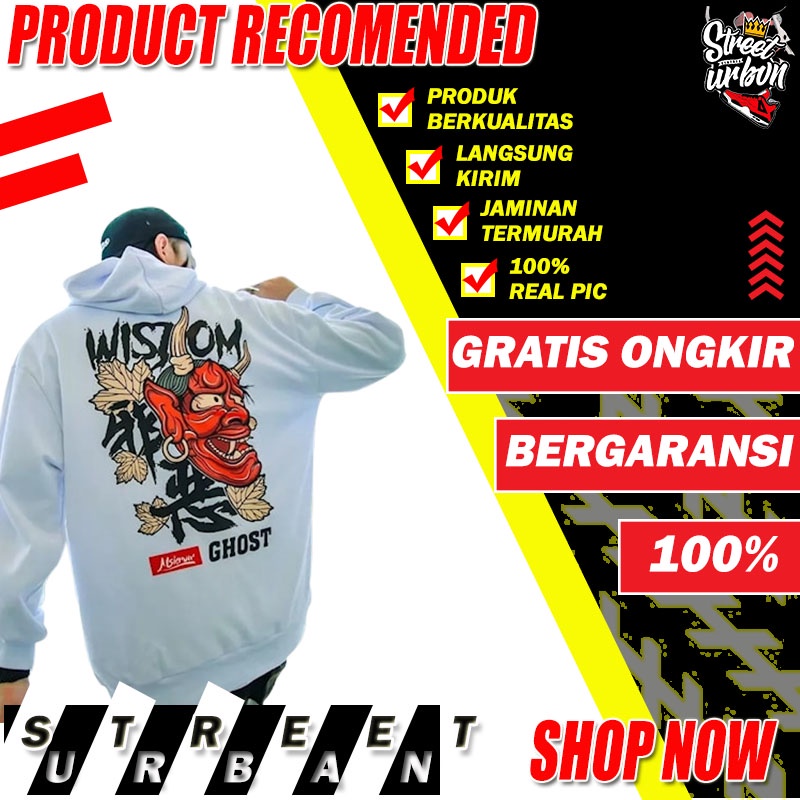 Street Urban SU 18 Hoddie Hodie Hoodie Hoody Sunmori Distro Casual Keren Jumper Oversize Hitam Putih