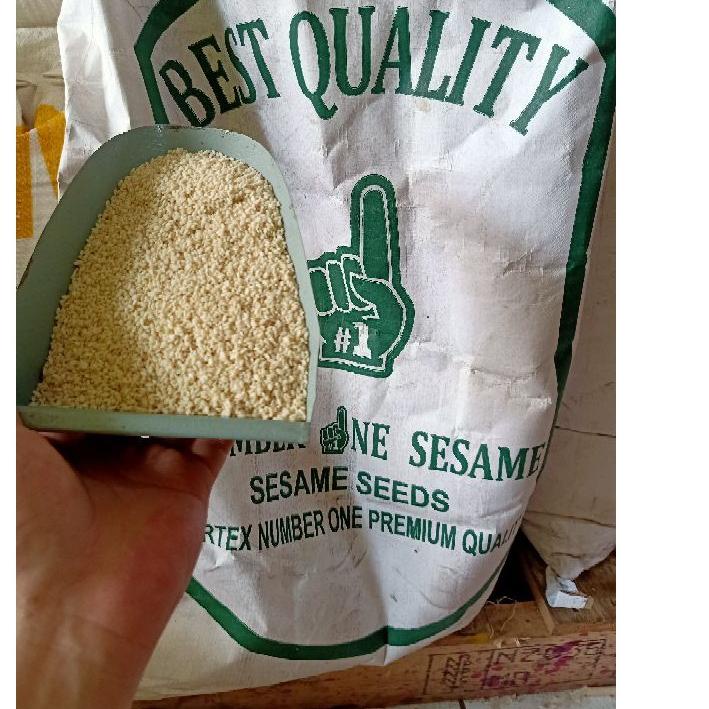 

✳ Wijen Putih Import 1kg kilo Sesame Seed Premium Quality Fresh Onde Onde DLL ☆