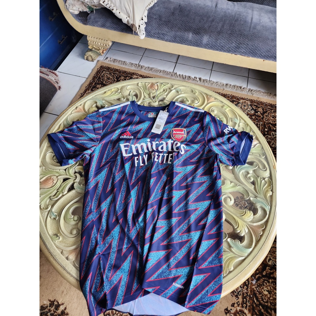 Jersey Baju Bola Arsenal FC Third 3rd 2021/2022 Original Adidas BNWT Baru