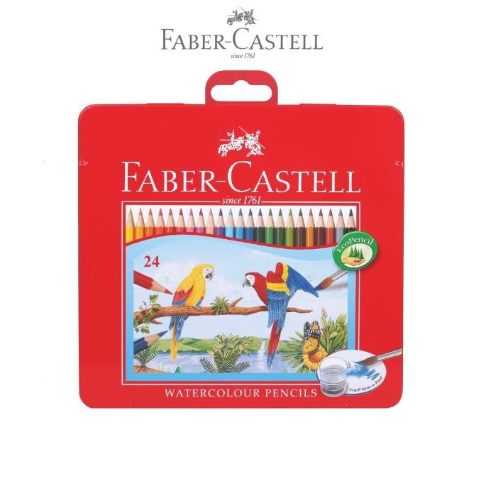 

Faber-Castell Watercolor Pencils 24L Tin Case