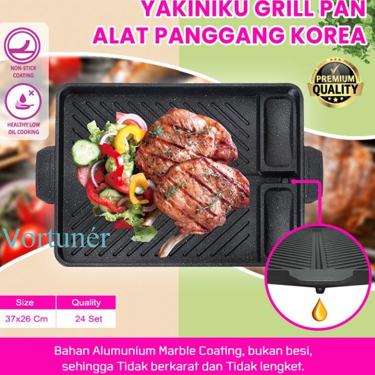 Vortuner Yakiniku grill pan - panci panggang bakar bakar ayam sate bbq SPECIAL PRICE
