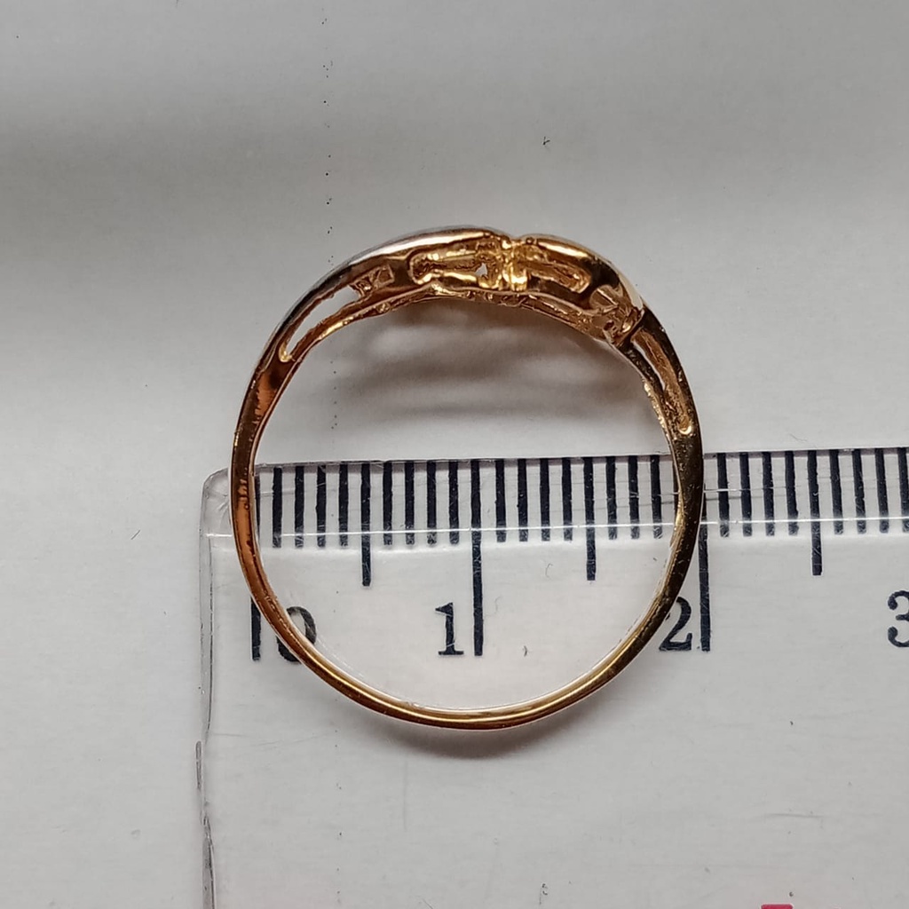 Cincin Emas 17K - 2.4 Gr Kadar 750 - 4342