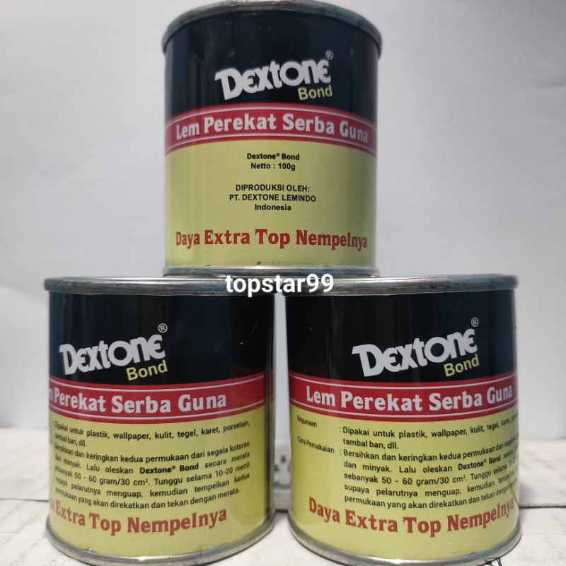 Dextone Bond Lem Aibon Perekat Serbaguna 100 Gr Bisa Untuk Tambal Ban Plastik Karet Wallpaper Kulit Porselain