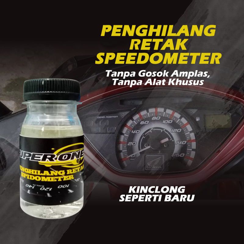 PENGHILANG RETAK SPIDOMETER MOTOR/ PENGHILANG RETAK KACA SPIDOMETER MOTOR