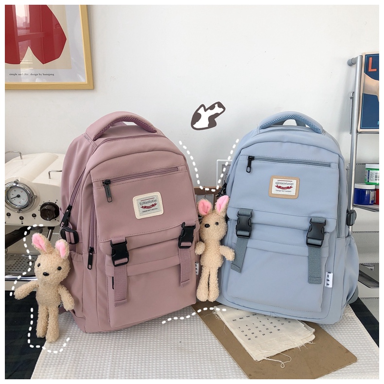 Rayhana - Tas Ransel Wanita Korean Style Tas Gendong Sekolah Anak Fashion Bag Kekinian