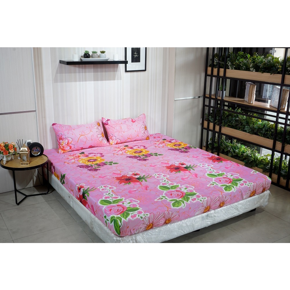Idola Style Veronica Sprei 100 / 120 Micro Print Tinggi 20 cm MP-8069