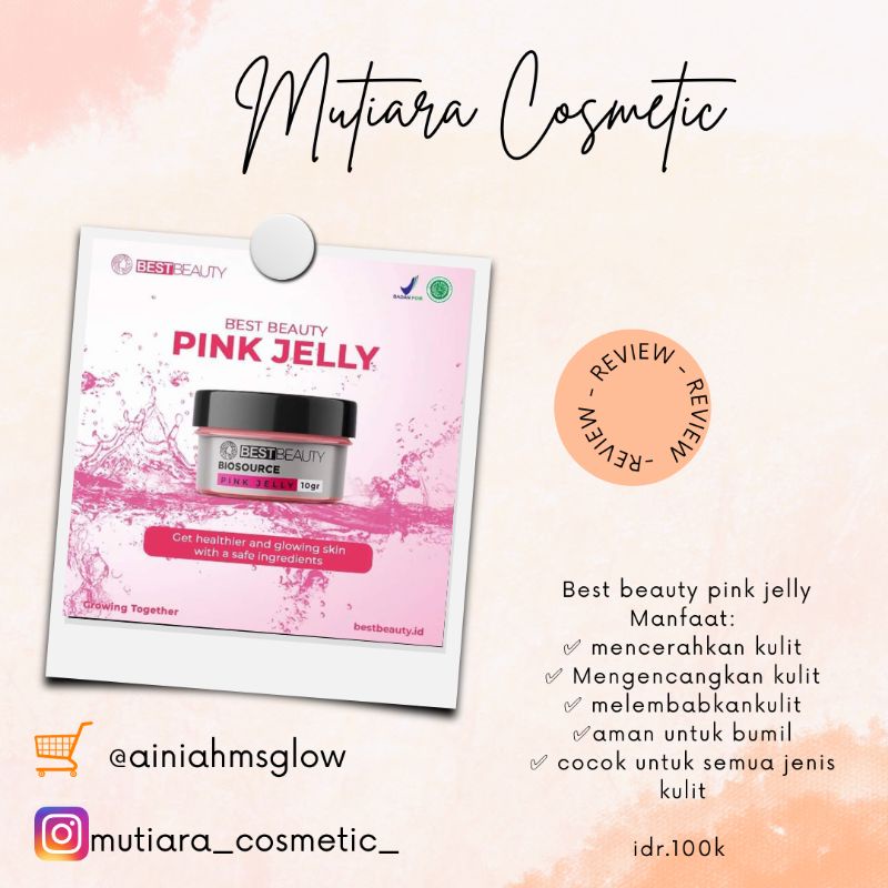 Best beauty pink jelly