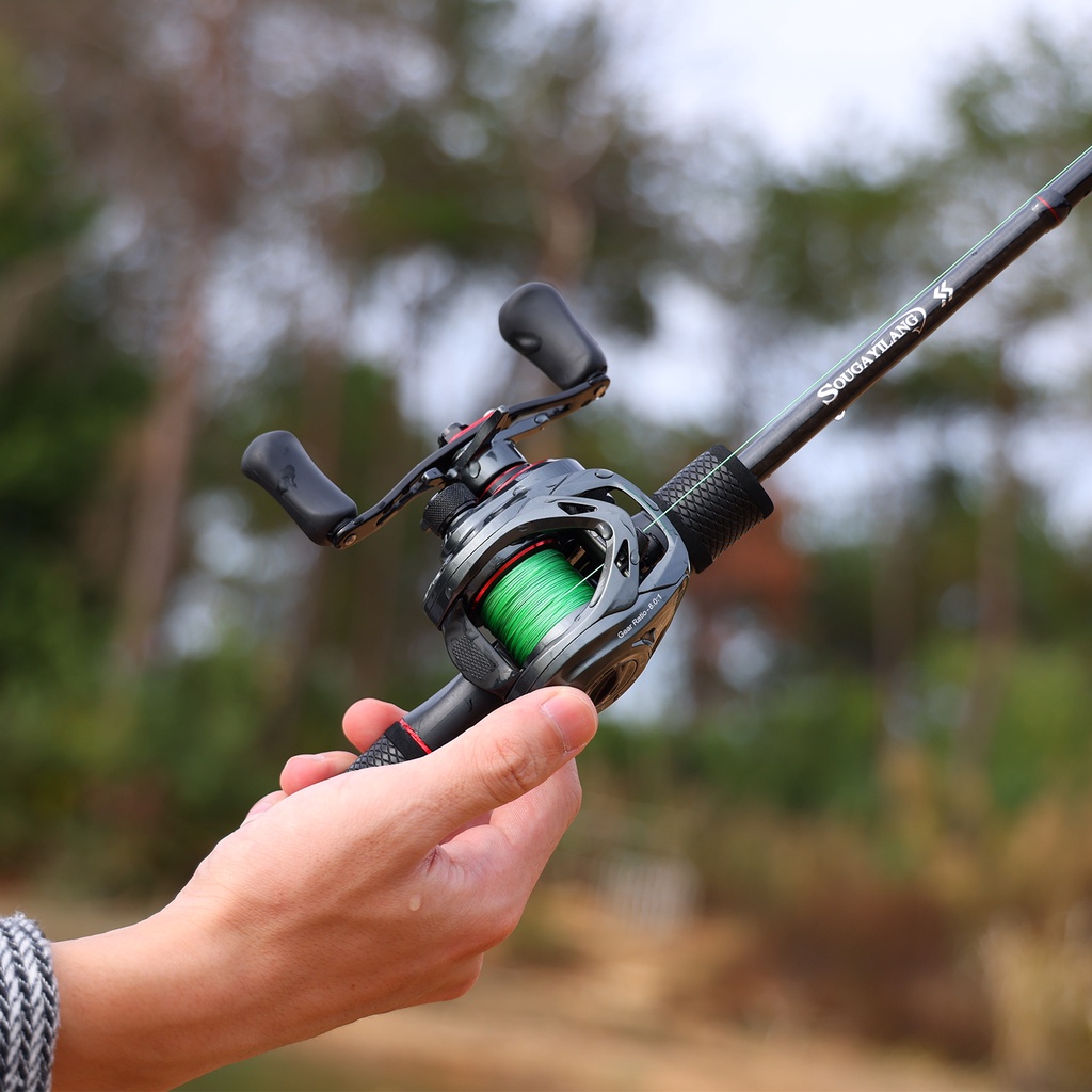 Joran Pancing 2 Sections 1.8m  Fishing Rod Carbon Fiber 10-20LB Fast Action  Medium Power