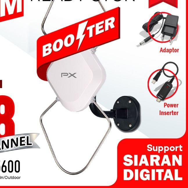 ◊ antena tv digital dan analog PX HDA-5600 indoor outdoor smart antena luar dalam ✯