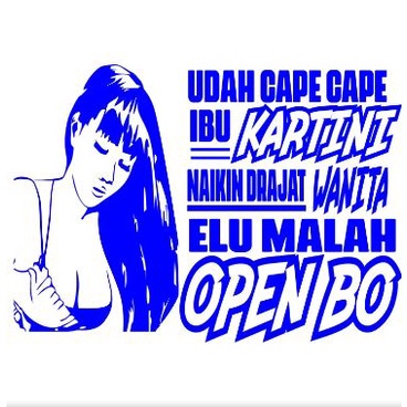 cutting sticker variasi kata kata kaca mobil body mobil stiker variasi stiker kata kata stiker mobil