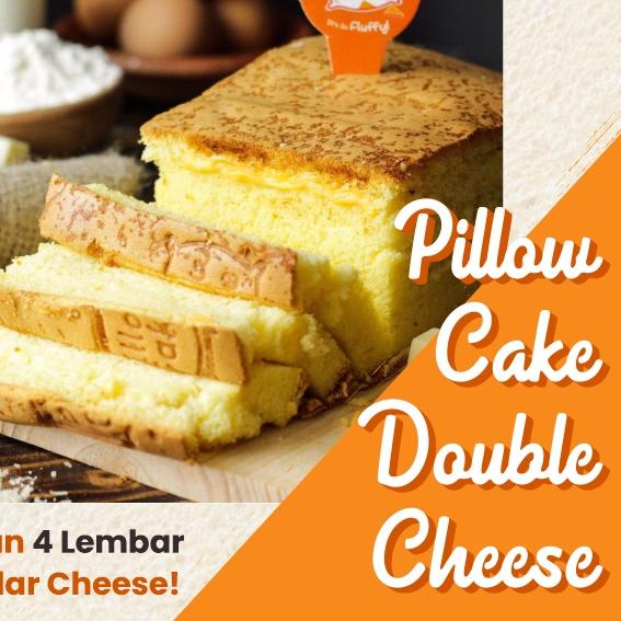 

℮ PILLOW CAKE DOUBLE CHEESE (Kemasan Vacuum) ✽