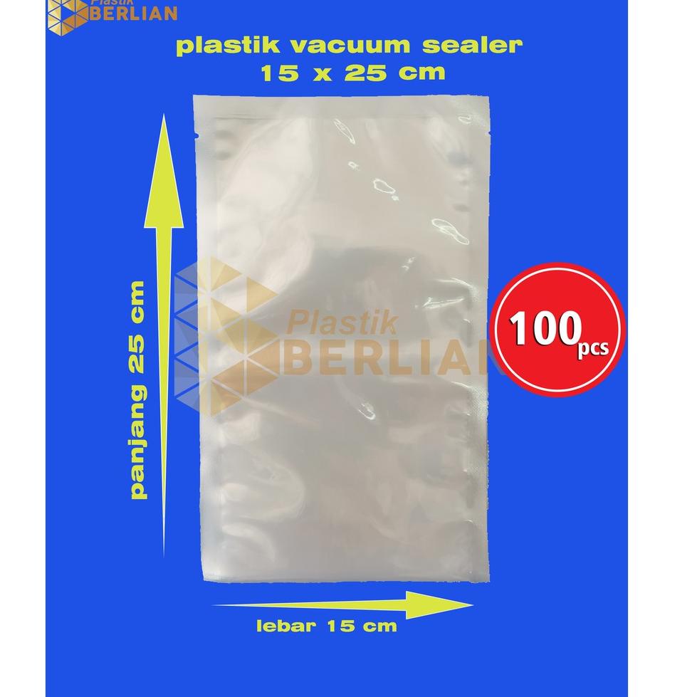 

CHEKOUT Plastik Vacuum 15X25 cm Promo Vacum Bag Sealer isi 100
