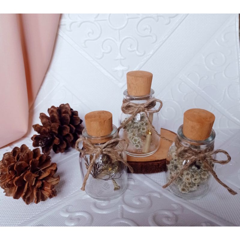 kado botol bunga edelweiss / massage in bottle / 50 ml