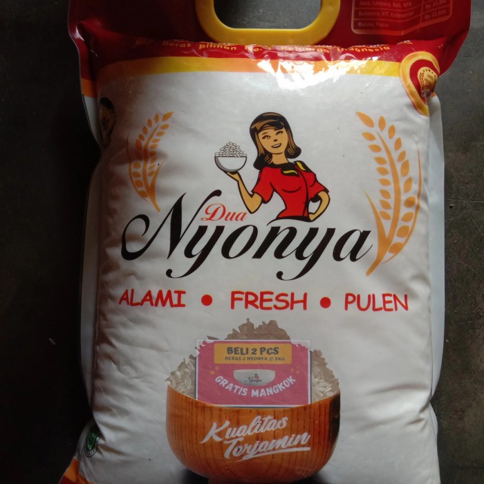 

Beras dua nyonya 5kg premium