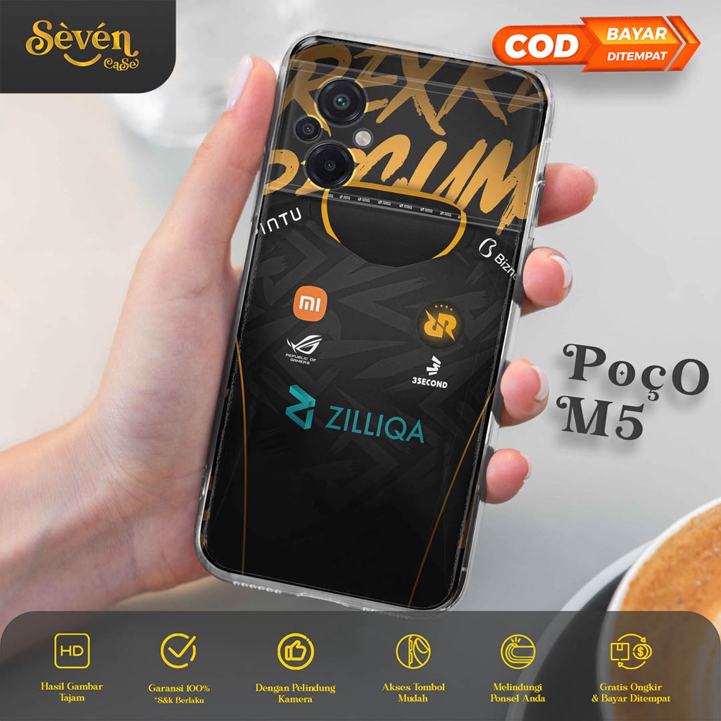 SEVEN Soft Case Poco M5 M5 Pro M5s M3 M3 Pro 5G - Casing Hp Poco M5 M5 Pro M5s M3 M3 Pro 5G - ( RRQ 