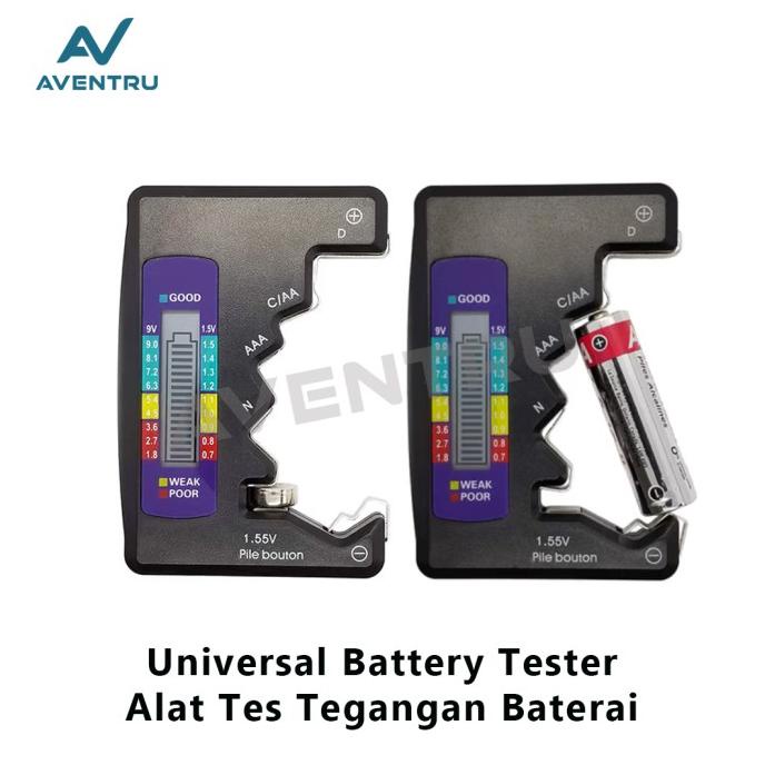 Universal Battery Tester Alat Cek Tes Tegangan Batu Baterai Tester