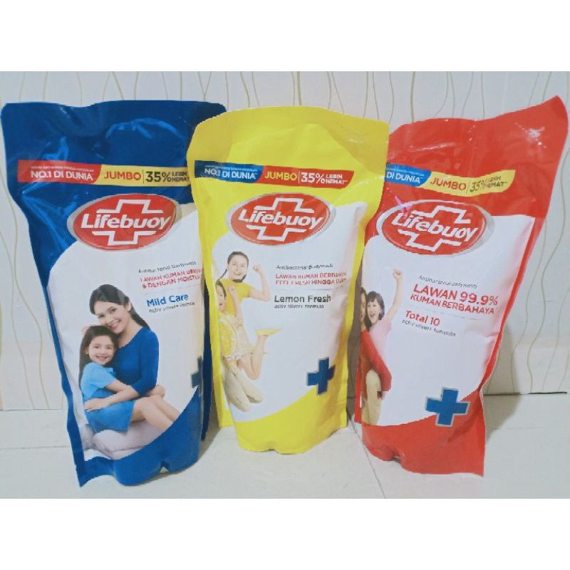 Lifebuoy Sabun Mandi Cair 3 Varian 850ml