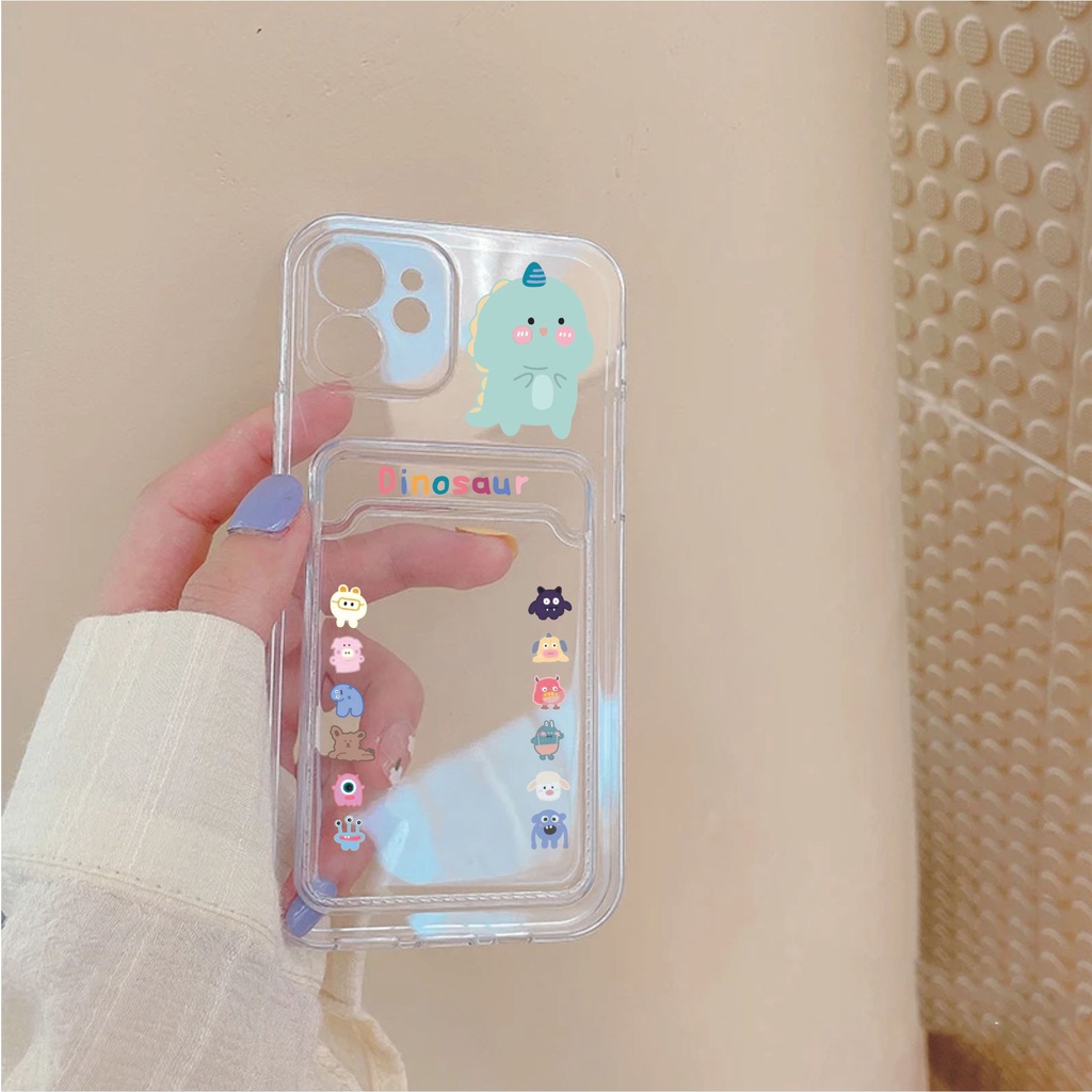 [V38] Softcase Samsung A13 A14 A01 A02 A03 A04 A04E A04S A02S A03S Core 4G Soft Case Kartu Wallet Bening Motif