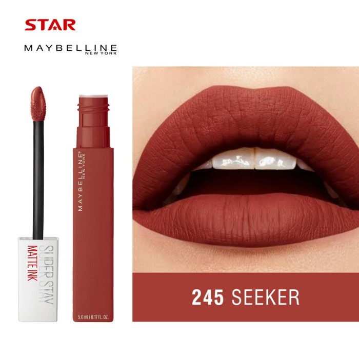 MAYBELLINE Superstay Matte Ink SEEKER-245 Lipstick Make Up
