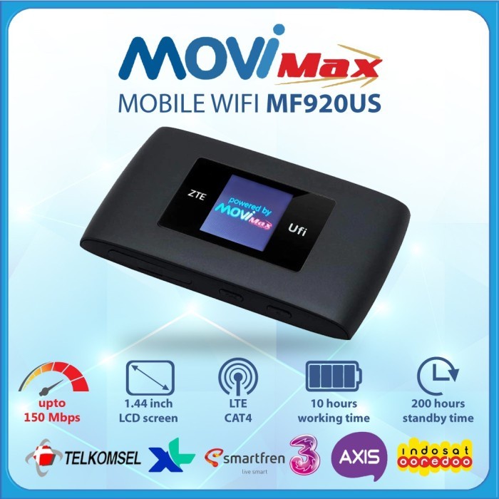 MOVIMAX MODEM MIFI 150MBPS 4G LTE MF920US ORIGINAL