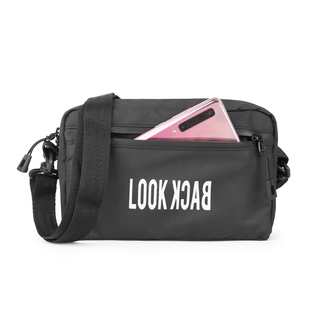 LOOK BACK - Sling Bag Waterproof BOLD Tas Selempang - Handbag - Handbag pria - Clutch bag - Clutch pria Original