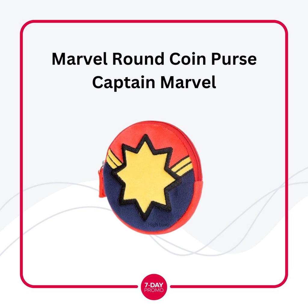 MARVEL Round Coin Purse Dompet Koin Miniso