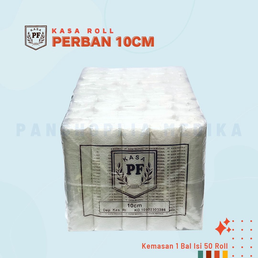 PF KASSA 10cm 1 Bal (50 Roll) l KAIN KASSA PF l KASSA GULUNG 10cm ISI 1 BAL (isi 50 pcs) l KASA GULU