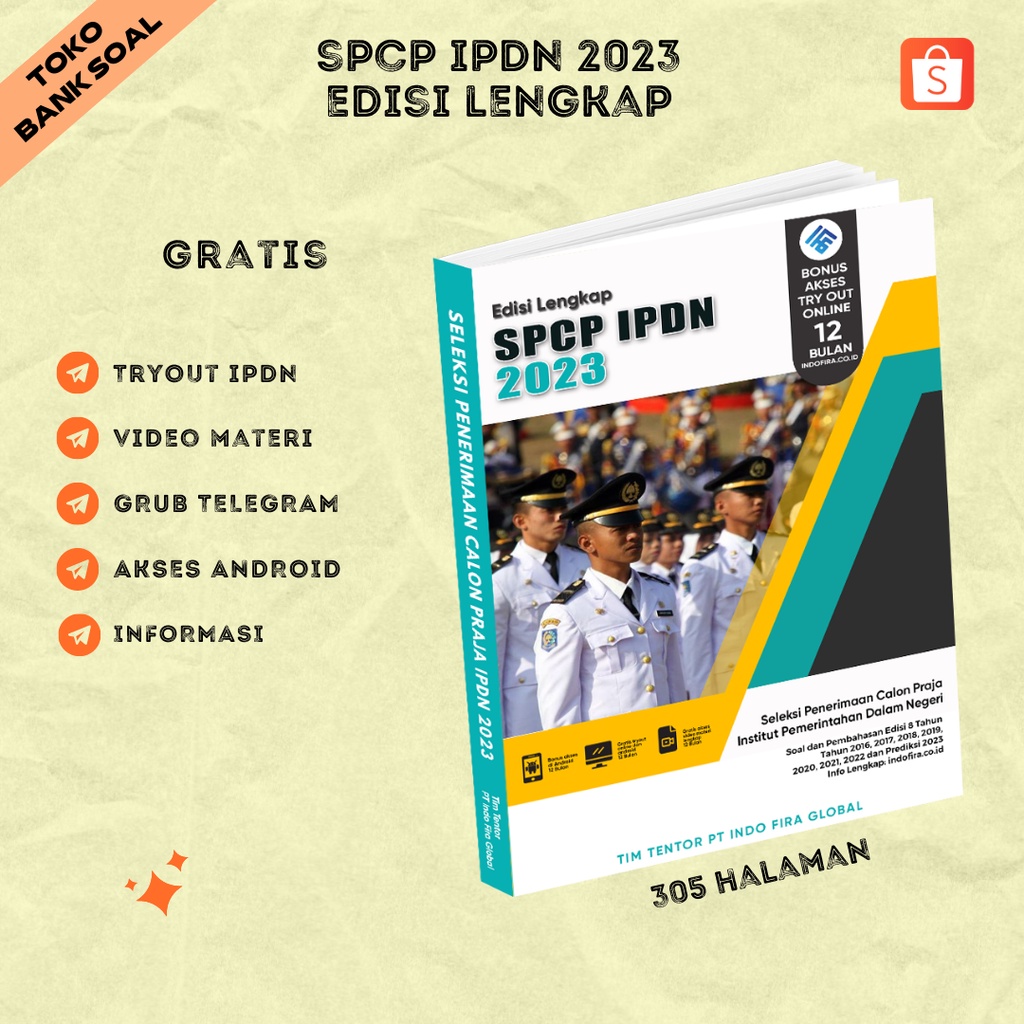 Buku SPCP IPDN 2024 Latihan Soal IPDN dan Bekal Tes IPDN 2024 (Edisi Lengkap)