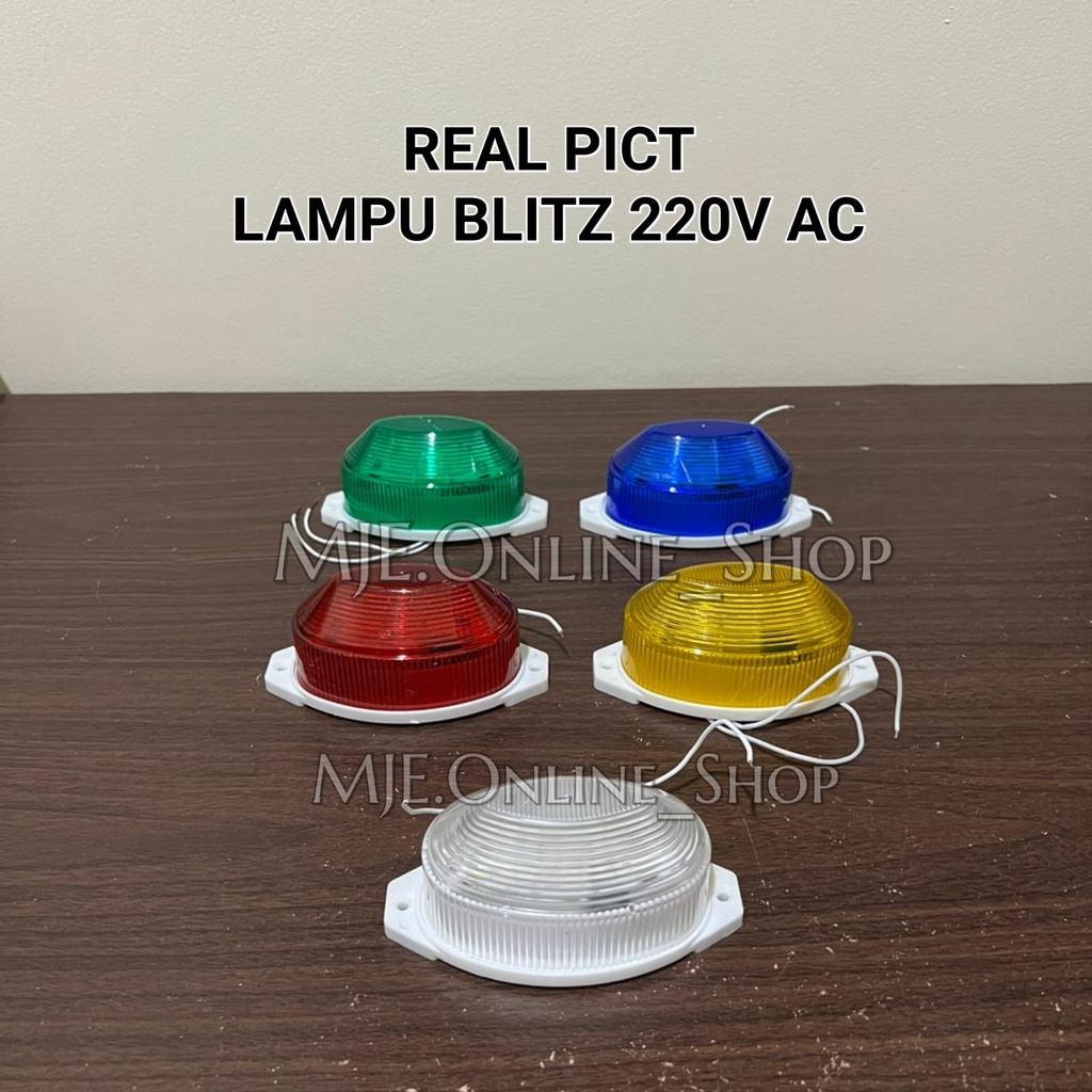 LAMPU BLITZ STROBE 220V LIGHT FLASH LAMP / LAMPU BLITZ STROBE KEDAP KEDIP