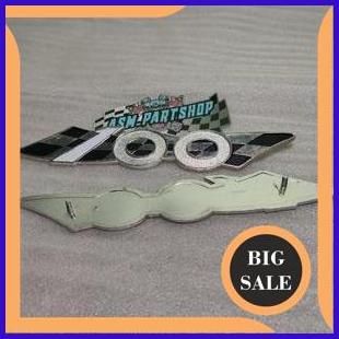 parts emblem bok aki emblem box aki suzuki a100 ts honco ts 100 nos 140ZZ3
